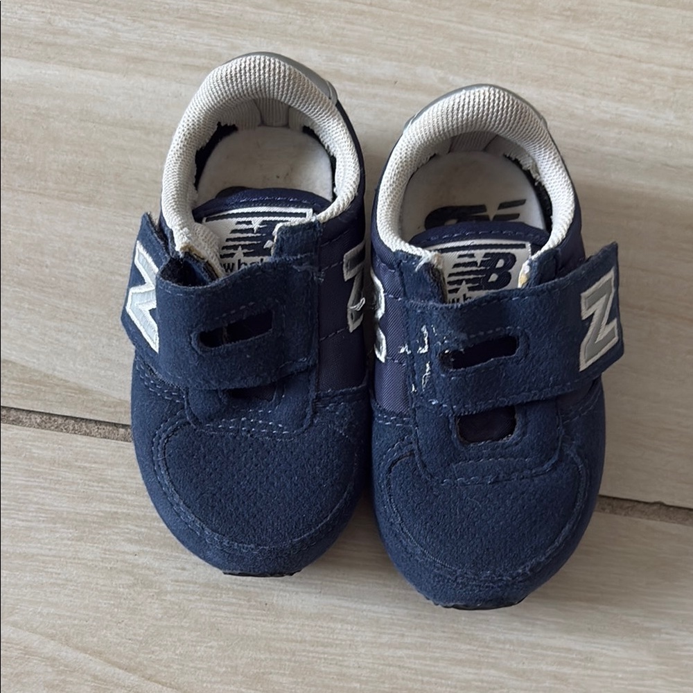 New Balance Navy Baby Shoes